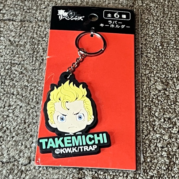 Tokyo Revengers Takemichi Hanagaki Rubber Keychain Japan Exclusive Official - Picture 1 of 9